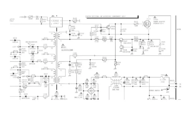 Skema Regulator TV Polytron 7n65c