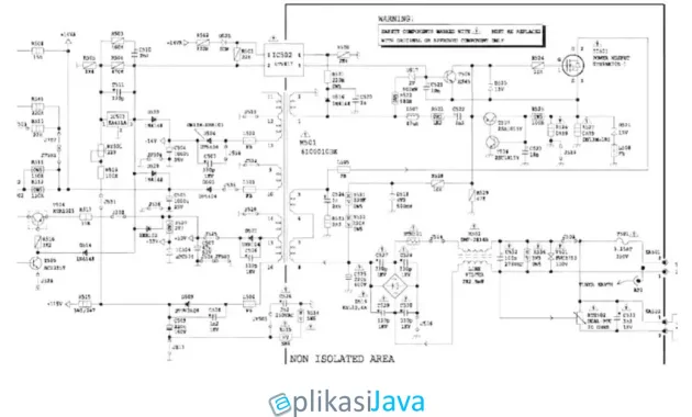 Skema Regulator TV Polytron fs7um