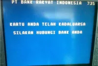 penyebab kartu atm kadaluarsa