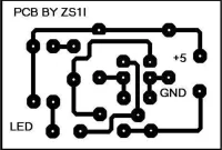 layout rangkaian flip flop