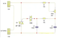 rangkaian dimmer ac 220v